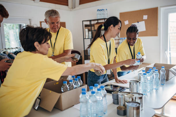 istock People working for charity 1422053223
