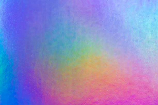 istock Holographic rainbow foil iridescent texture abstract hologram background 1422055282