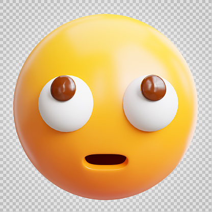 emoji isolated 3d rendering.