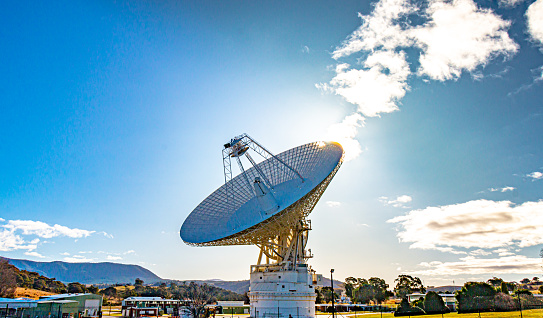 Satellite dish Canberra deep space communication
