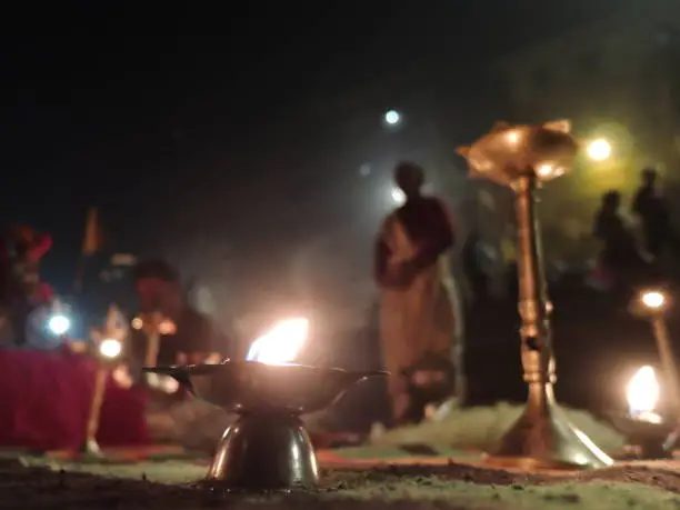 Photo of Varanasi is a city on the Ganges river in northern India that has a central place in pilgrimage, death, and mourning in the Hindu world.