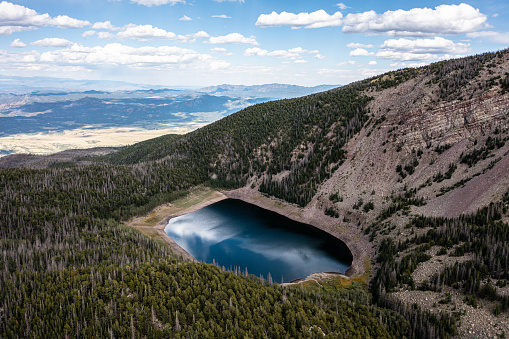Drone photo of the Colorado Rockies