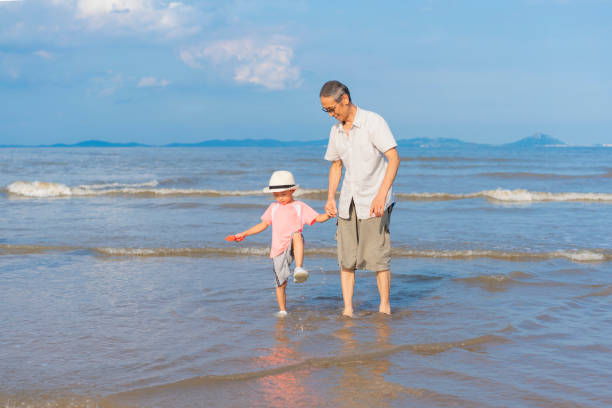 istock Grandpa and grandson 1422088510