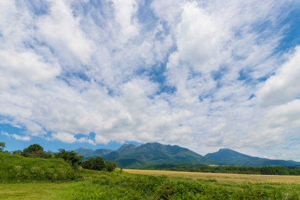 istock Daytime view of Kuju Plateau 1422092037