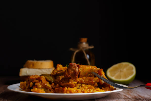 istock rice dish with ribs, lemon and olive oil 1422095983