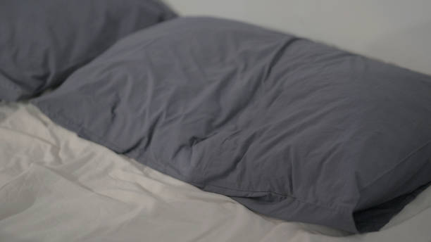istock Empty Bed after Hispanic Woman Wake up fom Bed 1422097638