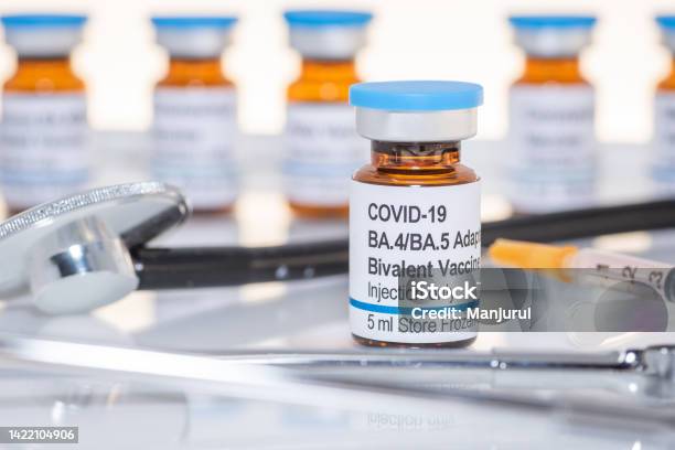 Bivalent Covid19 Vaccines Omicron Ba4 Ba5 Variants Stock Photo - Download Image Now