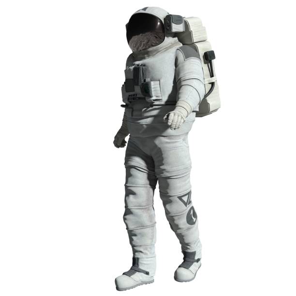 istock Astronaut 3d illustration isolated on white background 1422120377