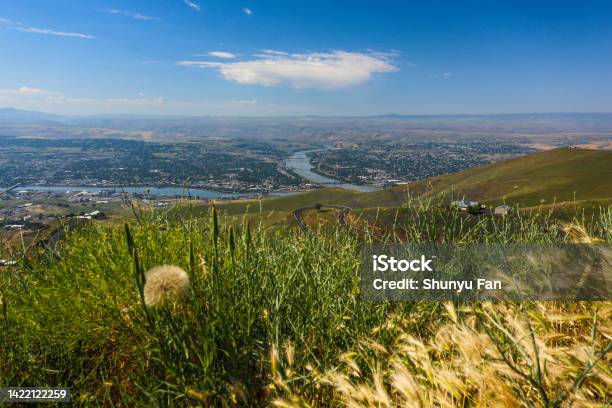 Lewiston Idaho Stock Photo - Download Image Now - Idaho Falls, Adventure, Aerial View
