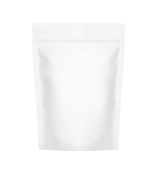 istock Food pouch bag mockup. Vector illustration isolated on white background. 1422123984