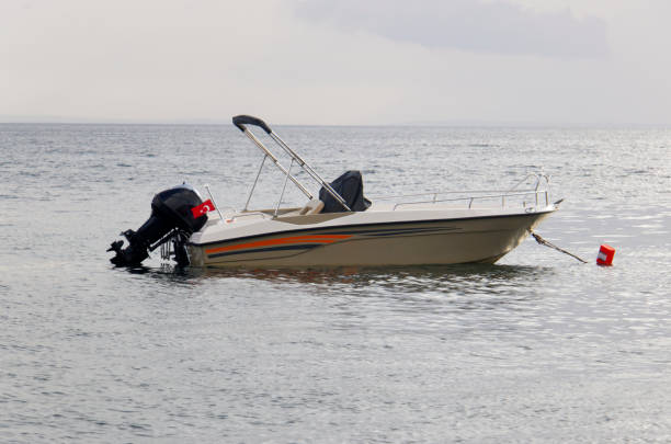 istock motorboat at sea, island, ocean 1422125520