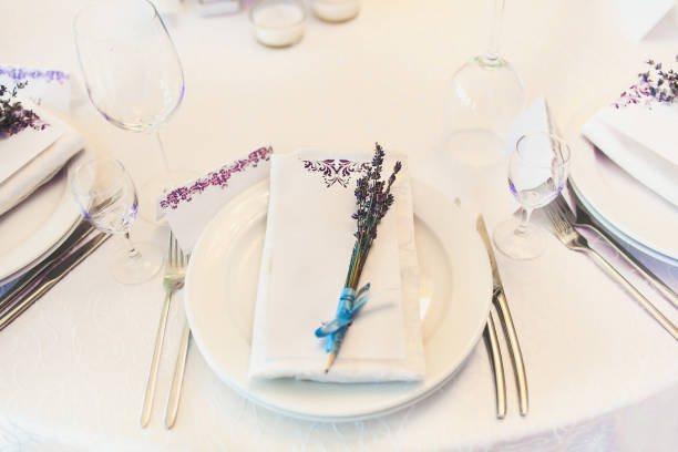 istock Decorated served table for wedding party or other event 1422127372