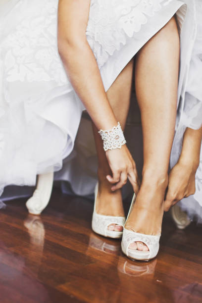 istock Bride in the morning during wedding preparations 1422127496