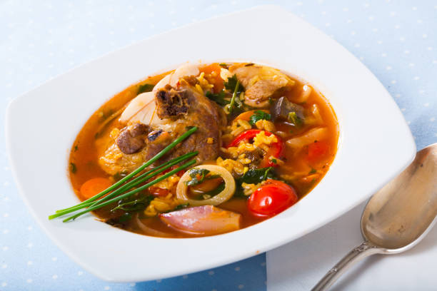 istock Georgian soup kharcho from lamb 1422135543