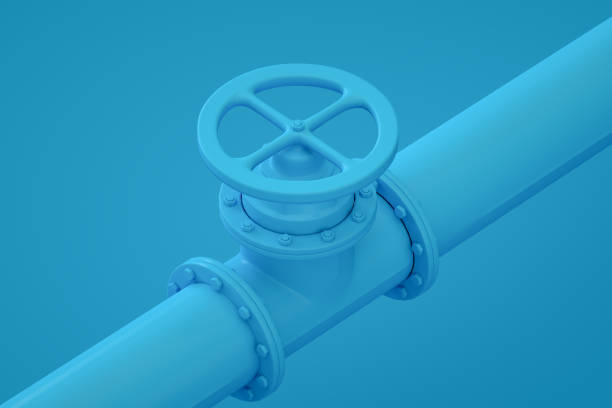 天然ガスパイプライン - valve natural gas gas pipe gas ストックフォトと画像