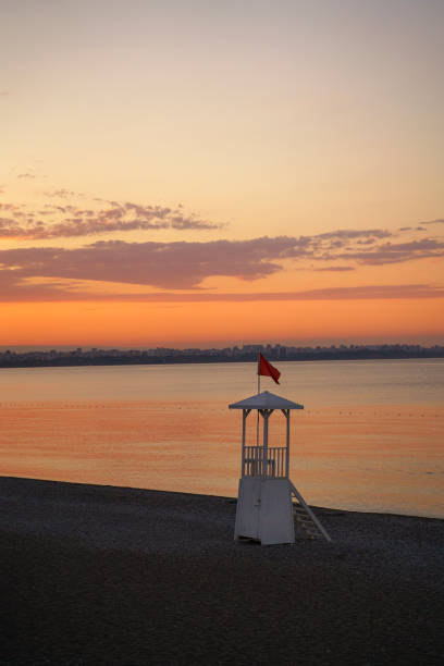 Sunrise in Konyaalti Beach Antalya, Turkiye