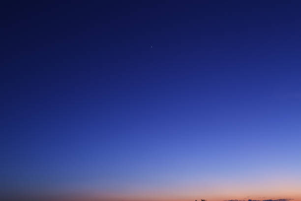 istock Twilight evening blue sky with colorful cloud sunset light nature abstract  background 1422149883
