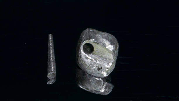istock Metallic post and core build-up for molar crown infrastructure. 1422165860