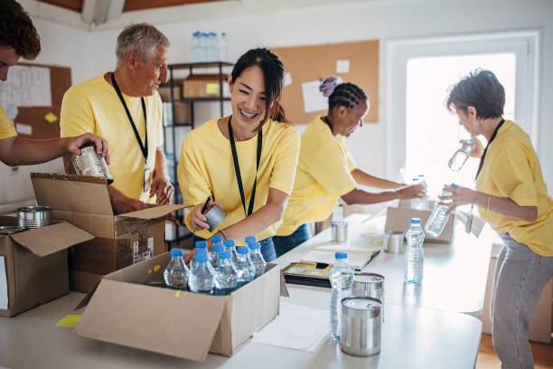 istock People working for charity together 1422168049