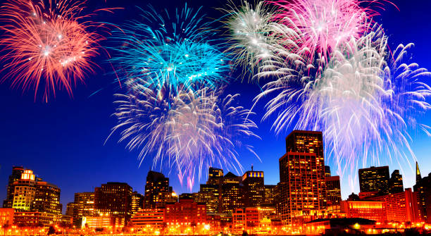 istock New year fireworks over San Francisco. 1422169786