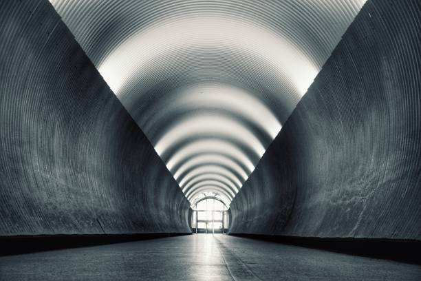 istock Modern tunnel underground in city 1422188551