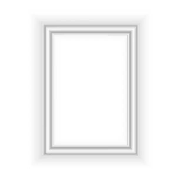 Vector illustration of Realistic black frame isolated on white background. Perfect for your presentations. Vector illustration.