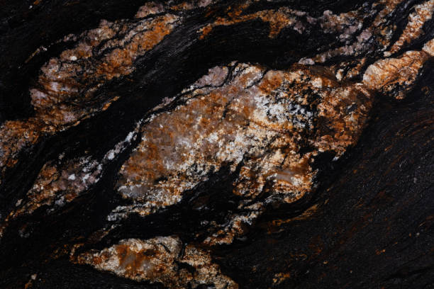 istock Black Magma granite texture, stylish background for your personal design. 1422194472
