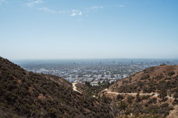 istock Los Angeles panorama from Hollywood hills 1422196254