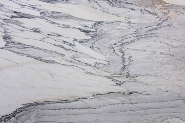 istock Arabestato Bianco Marble background, classic texture for artwork. Slab photo. 1422196685