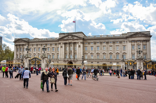 London, Uk - Circa June 2017: Buckingham Palace royal palace
