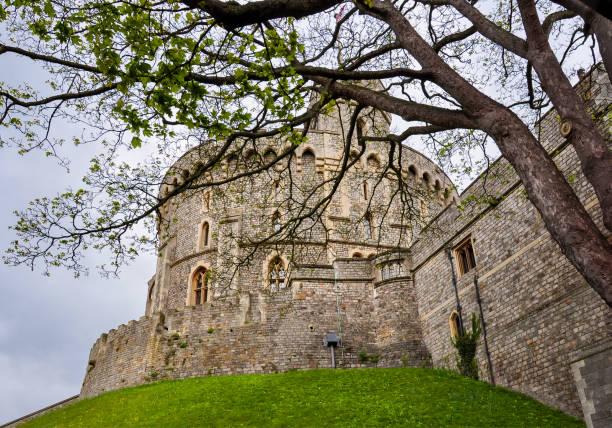 Round Tower Of Windsor Castle United Kingdom Stock Photo