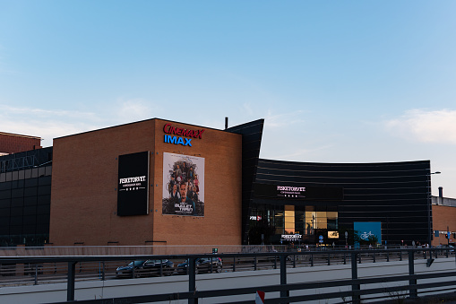 Copenhagen, Denmark. August 13, 2022. Cinemaxx, the multiplex cinema and IMAX movie theater
