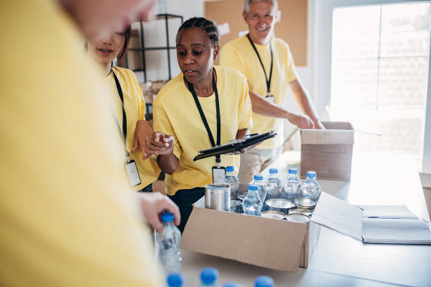 istock People working for charity together 1422215282