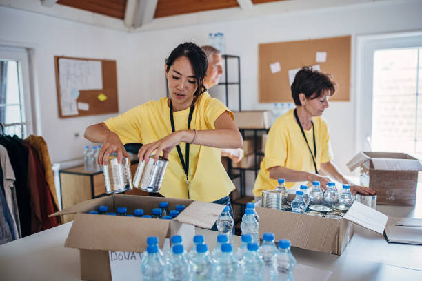 istock People working for charity together 1422230551