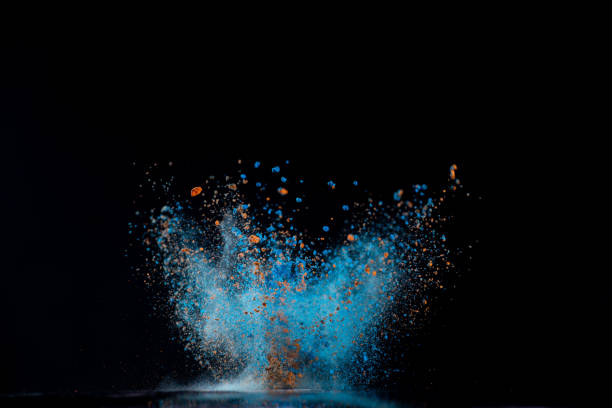 istock colorful powder explode on pink background captured in high speed side view 1422237215