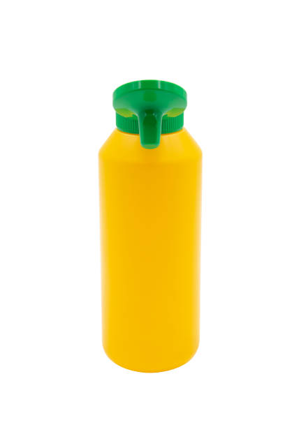 istock yellow squeeze plastic bottle for mustard isolated on white background 1422240608