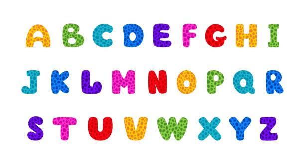 istock Alphabet coloring page book for children. Hand drawn vector alphabet letters sign doodle font set. Vector illustration 1422247231