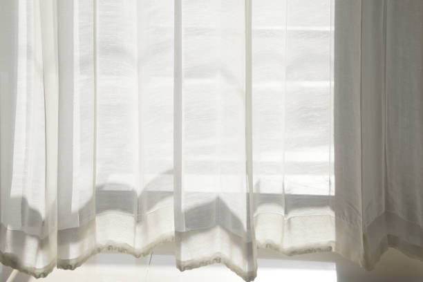 istock white transparent fabric see through sheer window curtain 1422251055