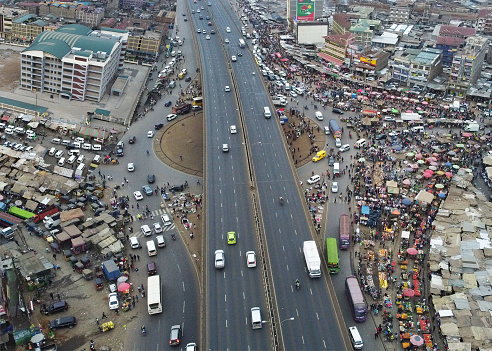 This picture is taken in Kenya along thika superhighway in a town known as Githurai
