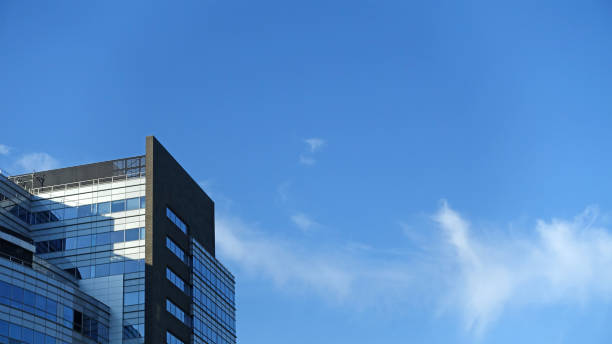 istock Modern office building against the sky 1422261679