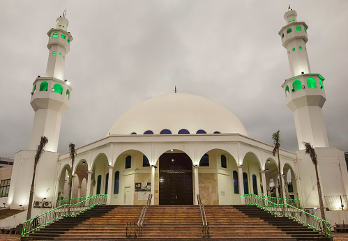 Islamic temple in Foz do Iguacu, Brazil. Exterior view