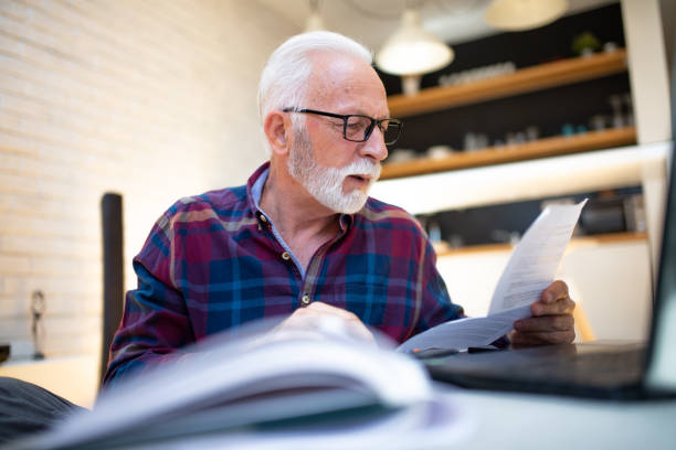 istock Man working from home stock photo 1422268396