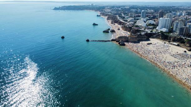 istock Drone shot over portimao 1422273103