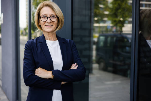 istock Confident businesswoman posing 1422286354