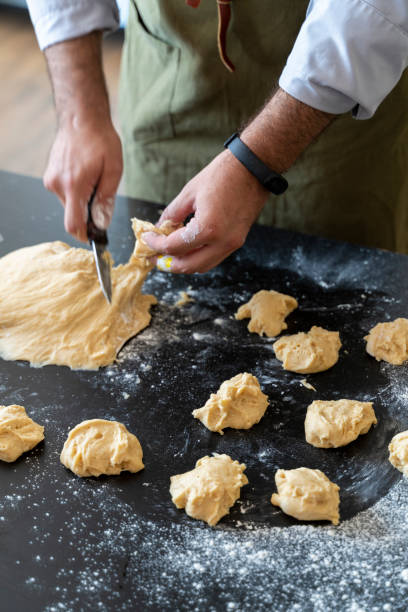 istock Man preparing Donuts at Home stock photo 1422288150