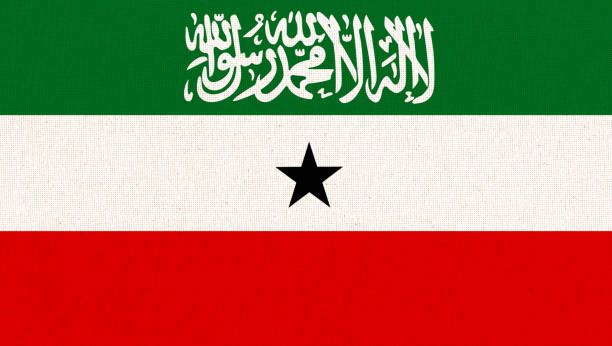 flag of somaliland. flag of new african unrecognized state. - 16637 imagens e fotografias de stock