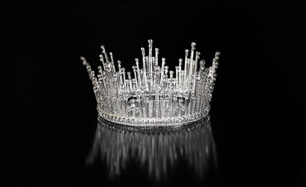 istock queen crown isolated on black background 1422302999