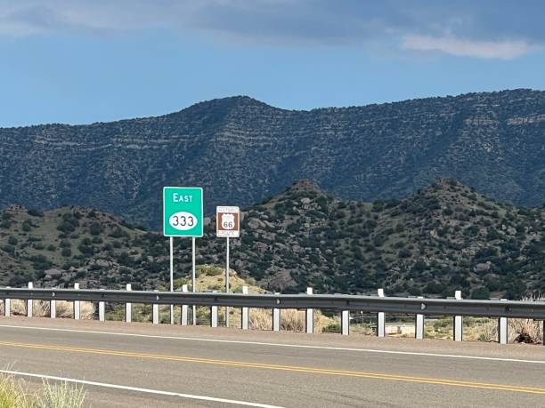 istock US Highway Route 66 sign in Albuquerque 1422304681