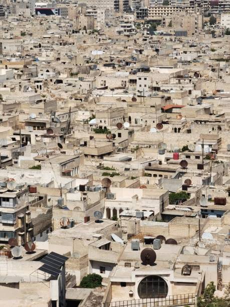 istock Aerial view of Aleppo, Syria 1422306882