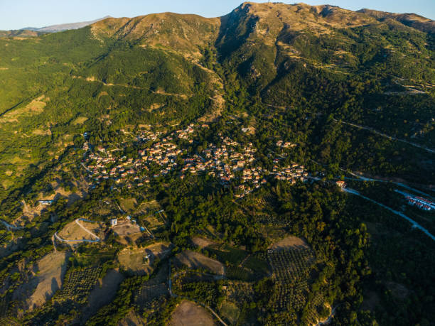 istock Ampelakia village on mount Ossa in Central Greece 1422314094